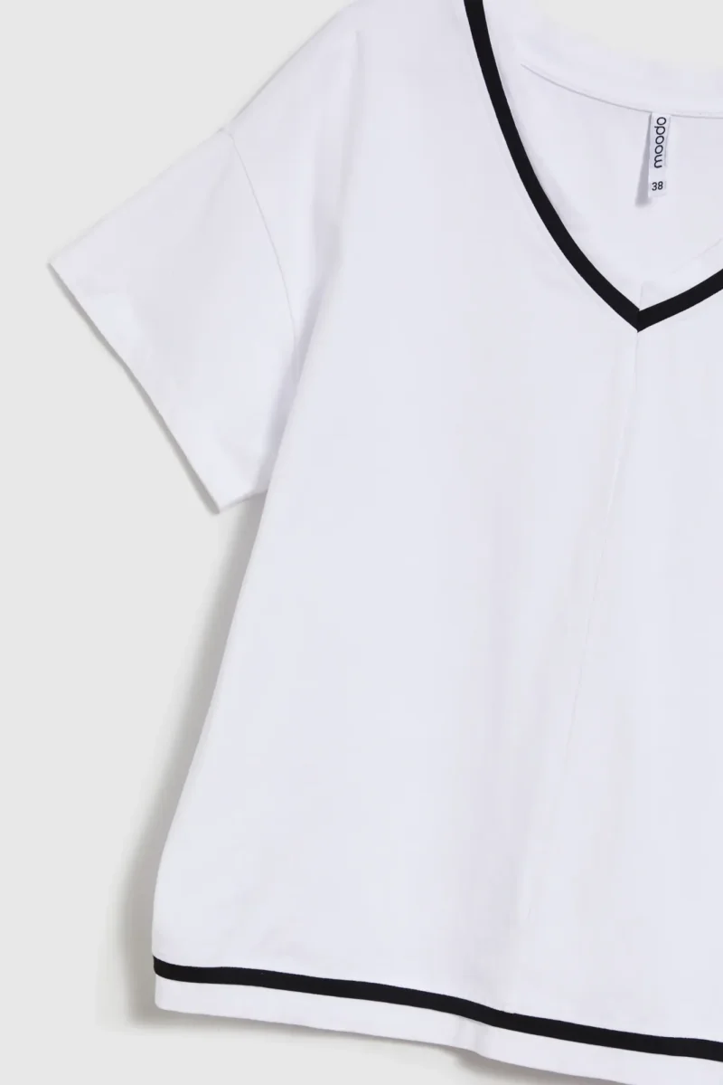 WOMEN'S TSHIRT L-TS-4753 WHITE - Imagen 7