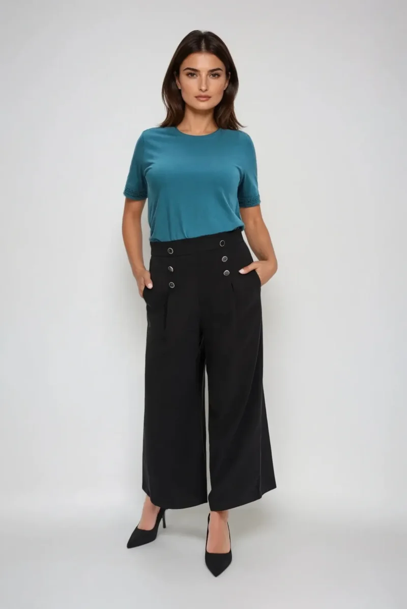 WOMEN'S TSHIRT L-TS-4671 D.GREEN - Imagen 2