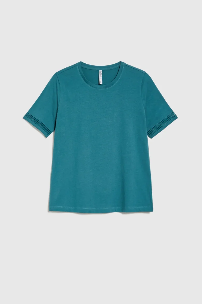 WOMEN'S TSHIRT L-TS-4671 D.GREEN - Imagen 5