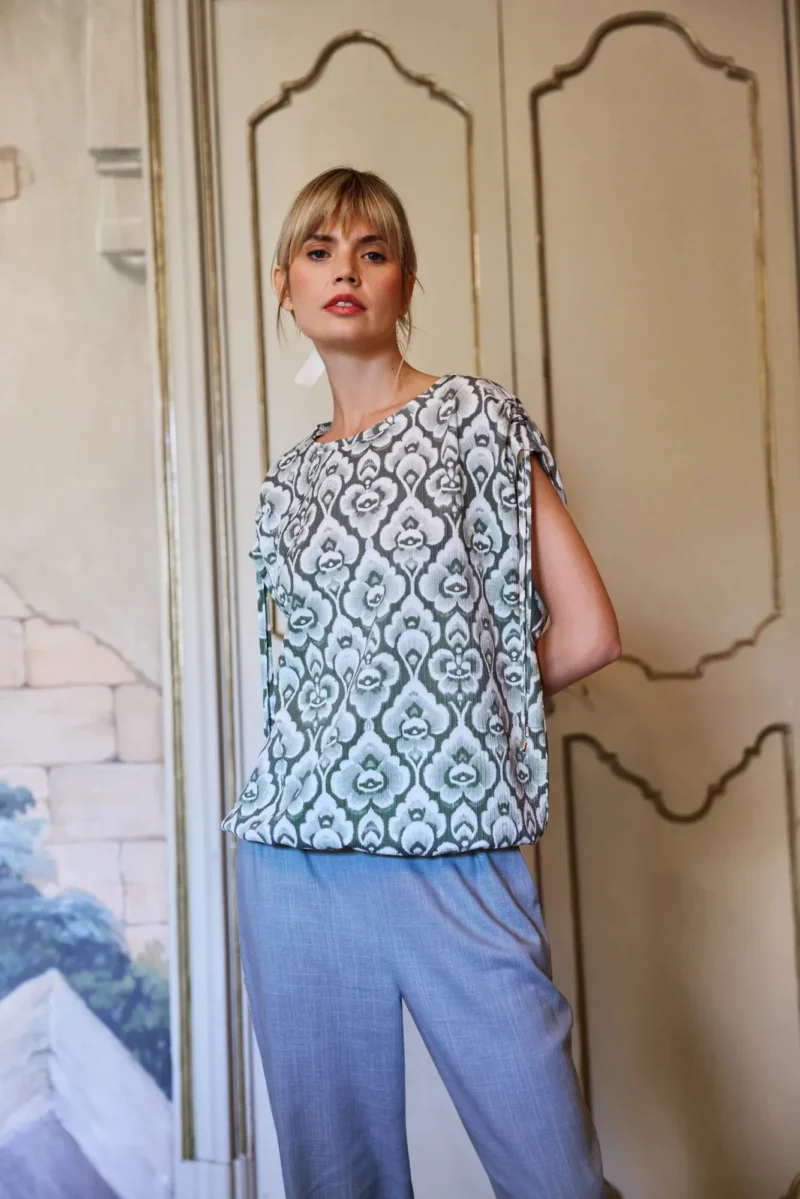 WOMEN'S TSHIRT L-TS-4674 OLIVE