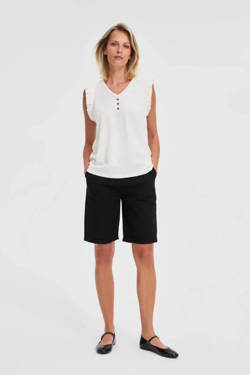 WOMEN'S TOP L-TS-4682 OFF WHITE - Imagen 3