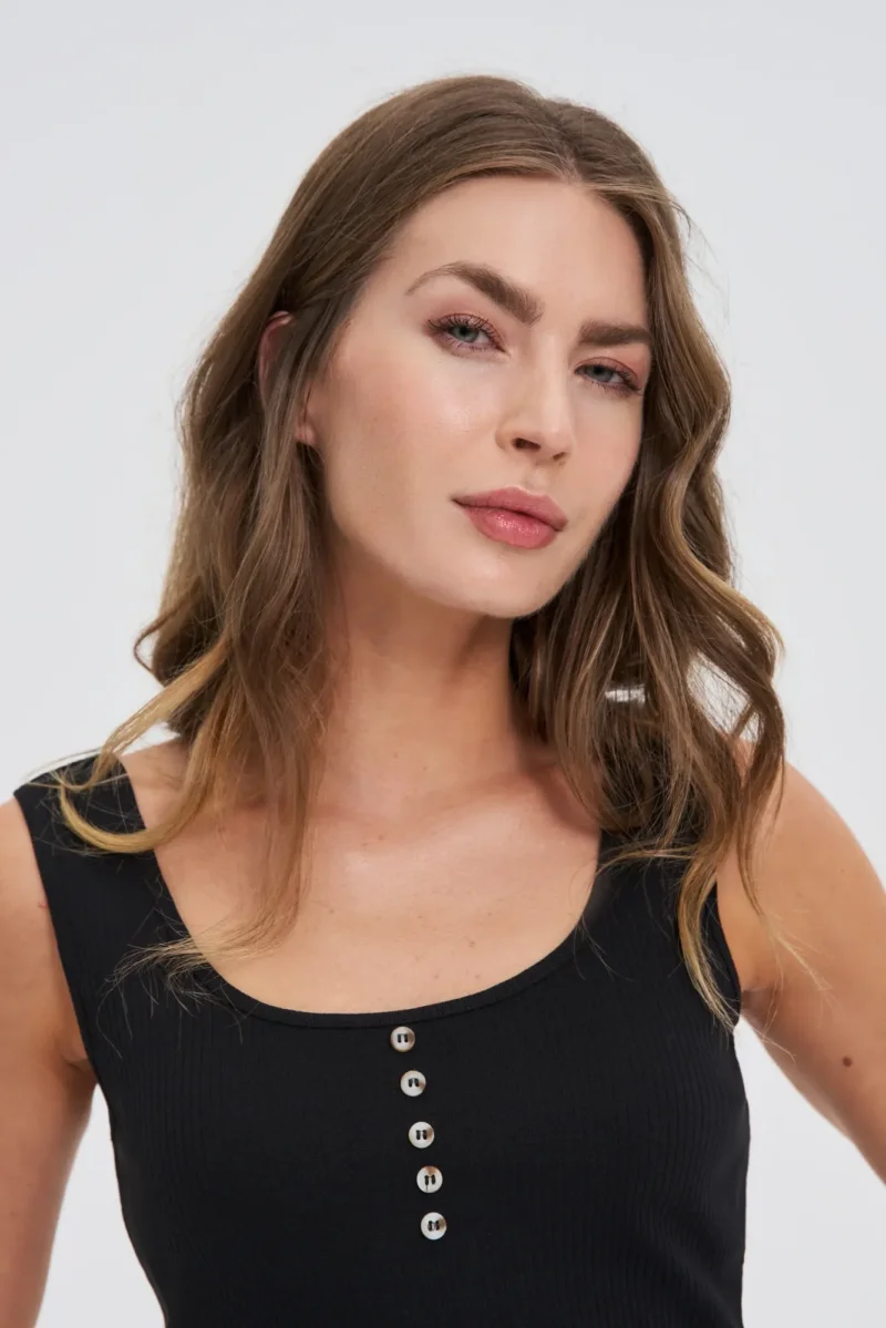 WOMEN'S TOP L-TS-4686 BLACK - Imagen 2