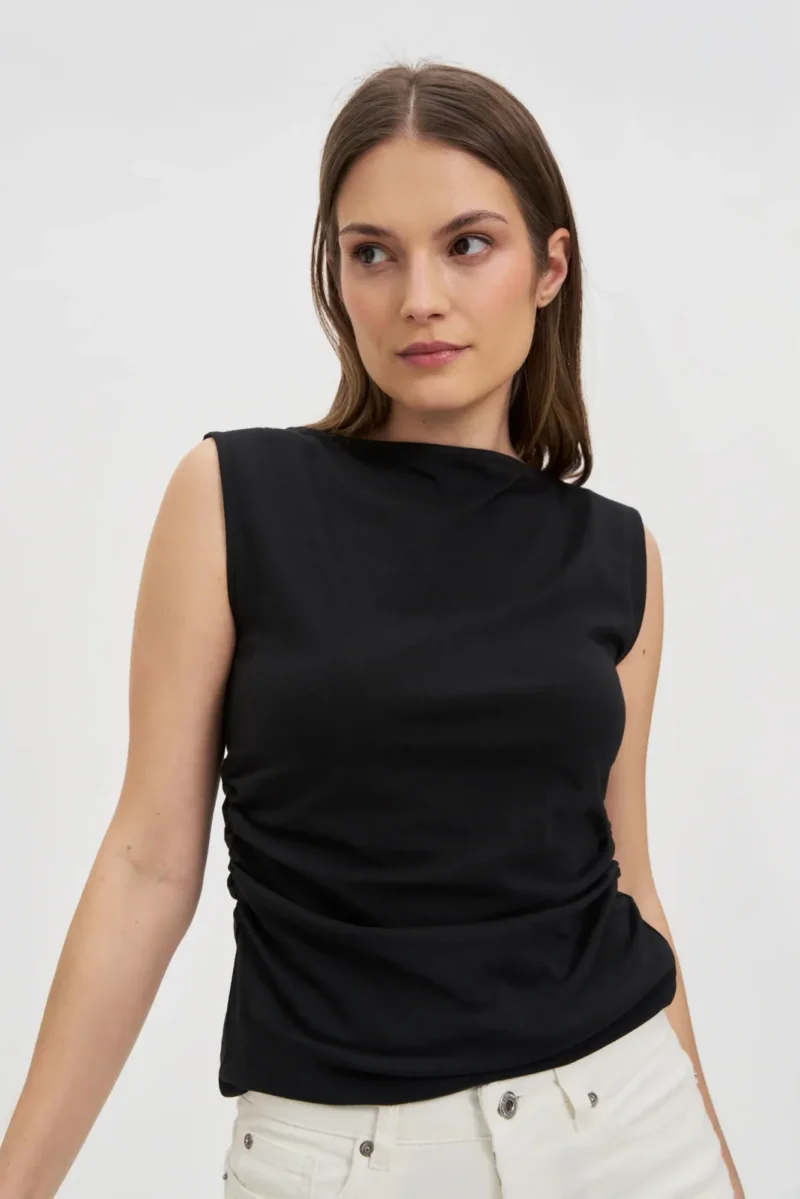 WOMEN'S TOP L-TS-4687 BLACK - Imagen 3