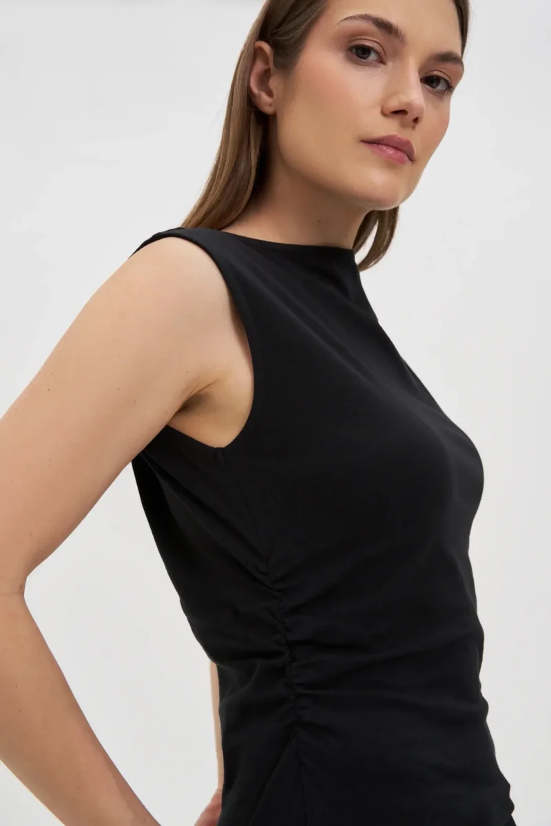 WOMEN'S TOP L-TS-4687 BLACK - Imagen 4