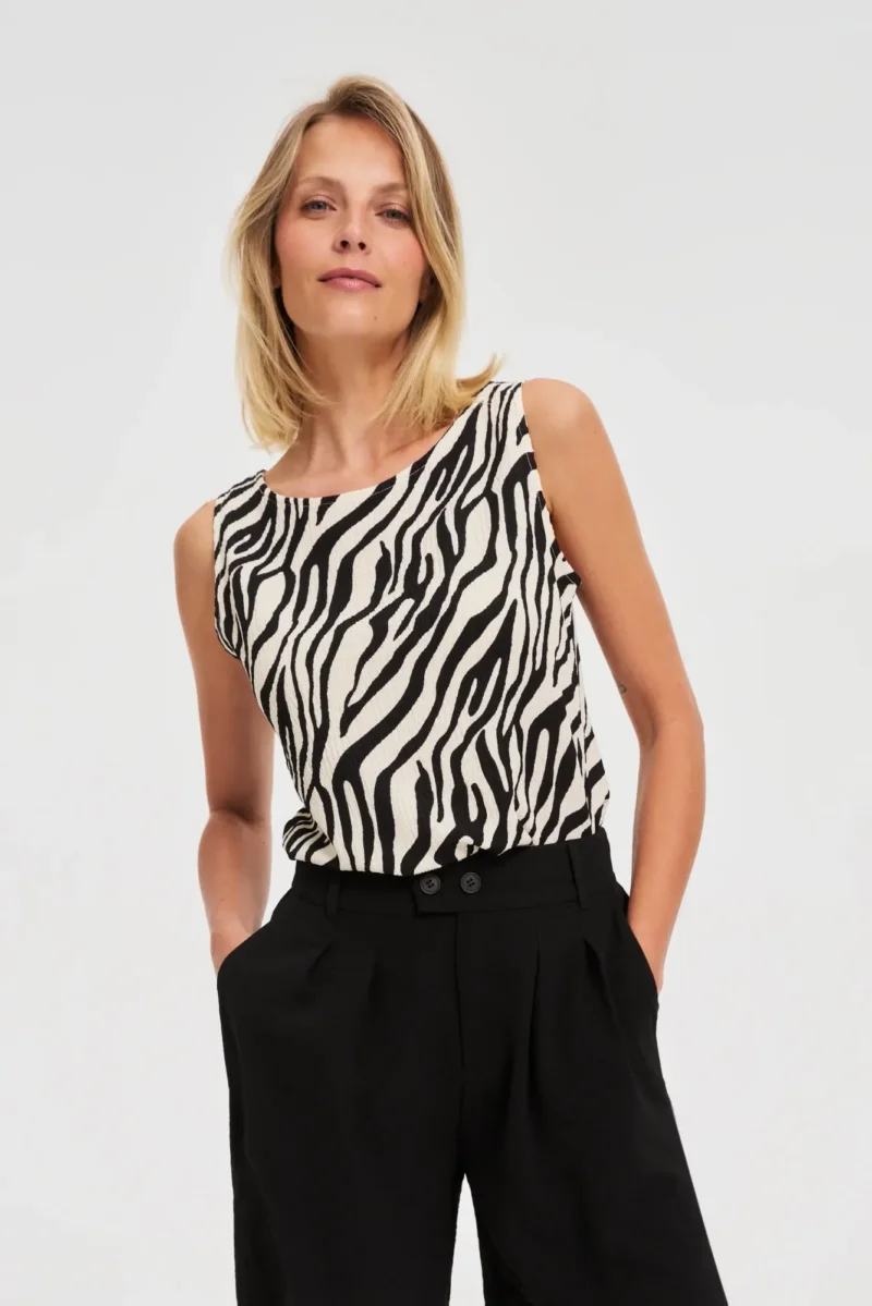 WOMEN'S TOP L-TS-4690 L.BEIGE - Imagen 2