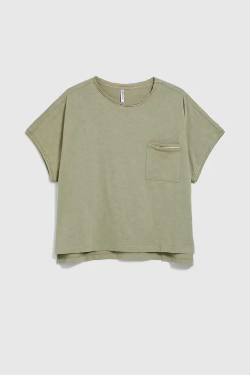 WOMEN'S TSHIRT L-TS-4693 OLIVE - Imagen 5