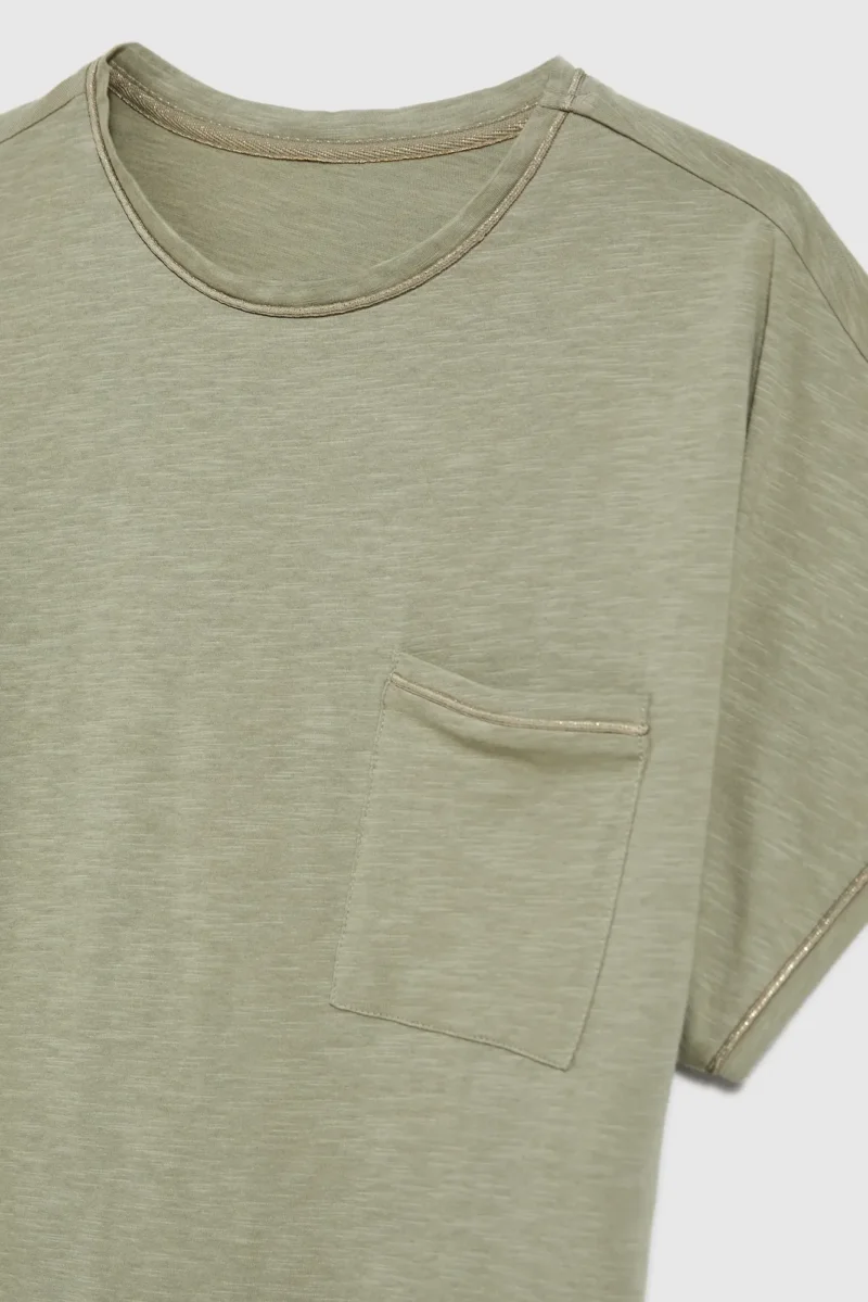 WOMEN'S TSHIRT L-TS-4693 OLIVE - Imagen 6