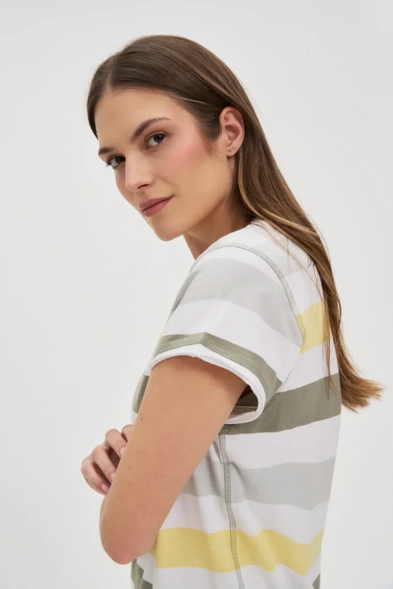WOMEN'S TSHIRT L-TS-4698 MULTICOLOUR - Imagen 2