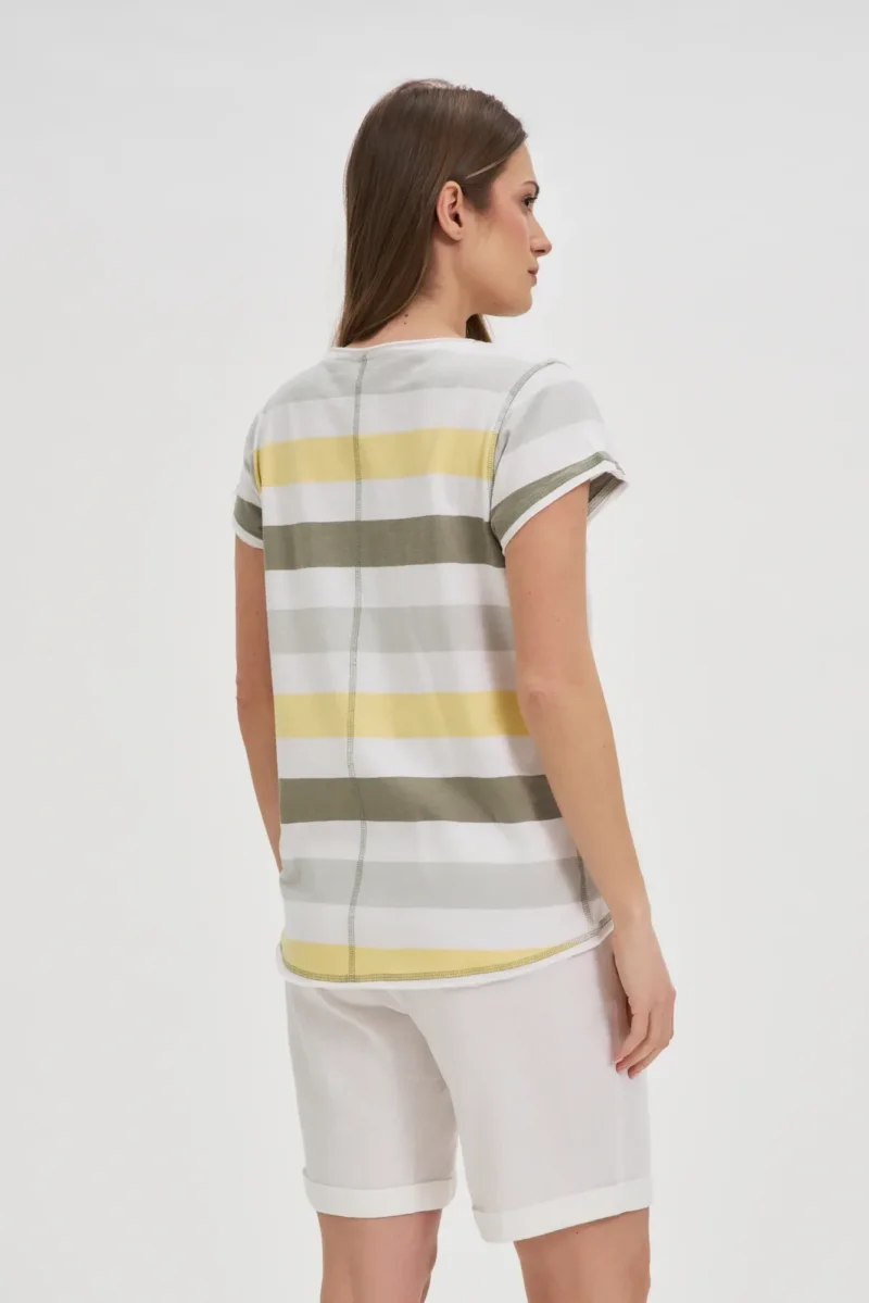 WOMEN'S TSHIRT L-TS-4698 MULTICOLOUR - Imagen 4