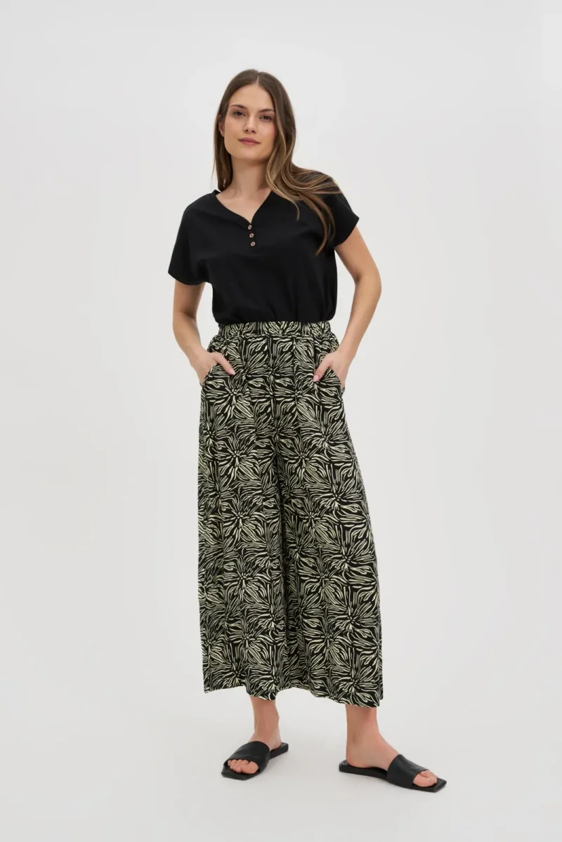 WOMEN'S TSHIRT L-TS-4702 BLACK - Imagen 3