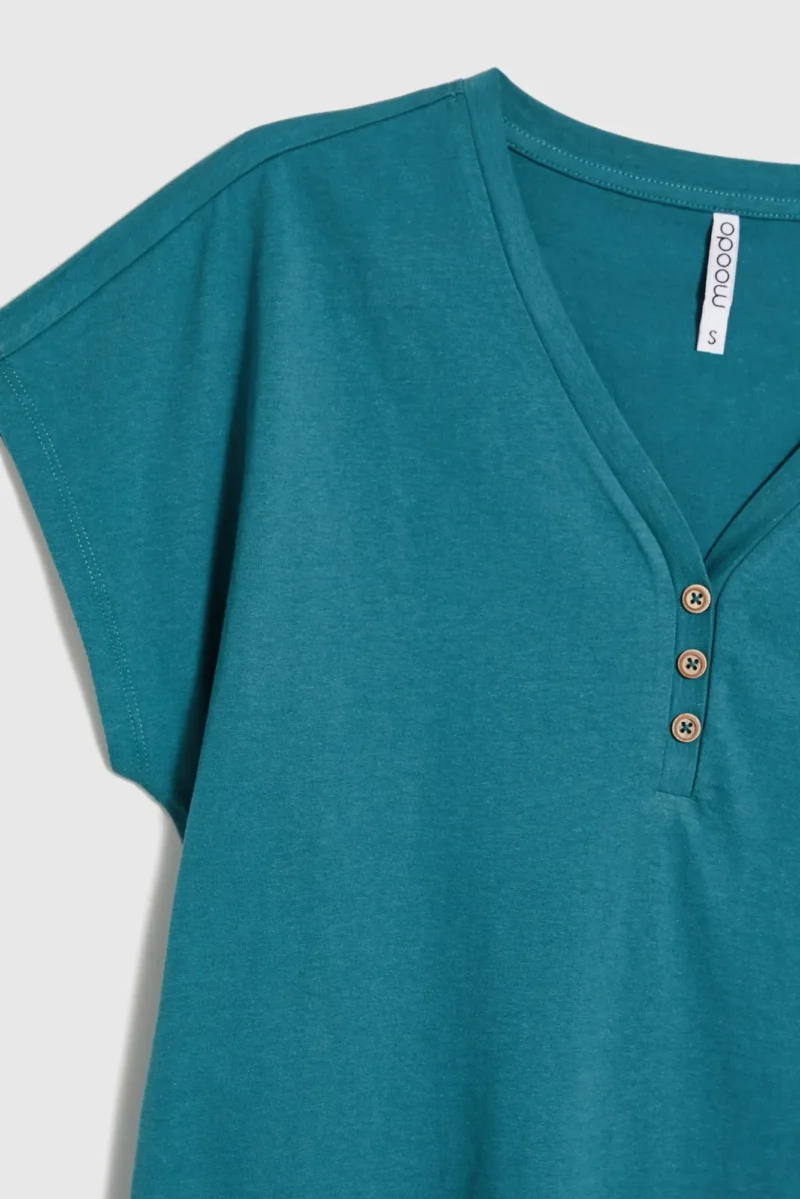 WOMEN'S TSHIRT L-TS-4702 D.GREEN - Imagen 5