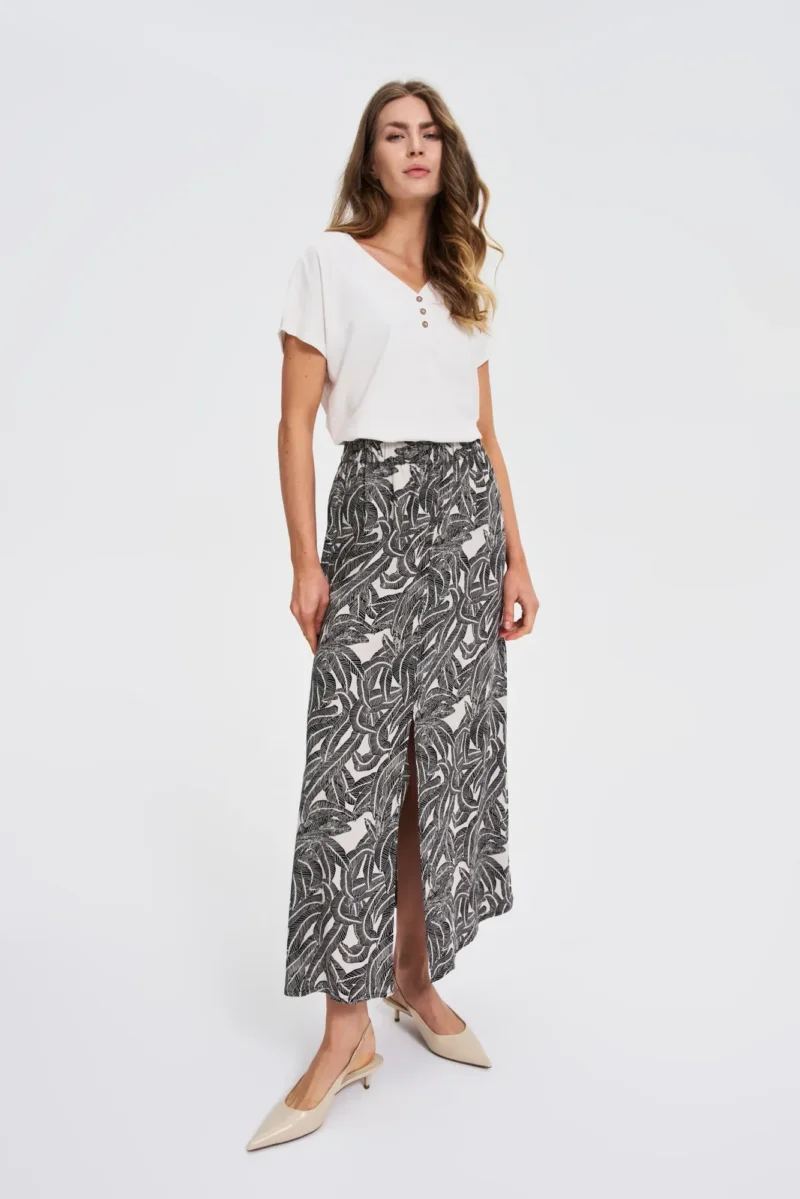 WOMEN'S TSHIRT L-TS-4702 OFF WHITE - Imagen 2