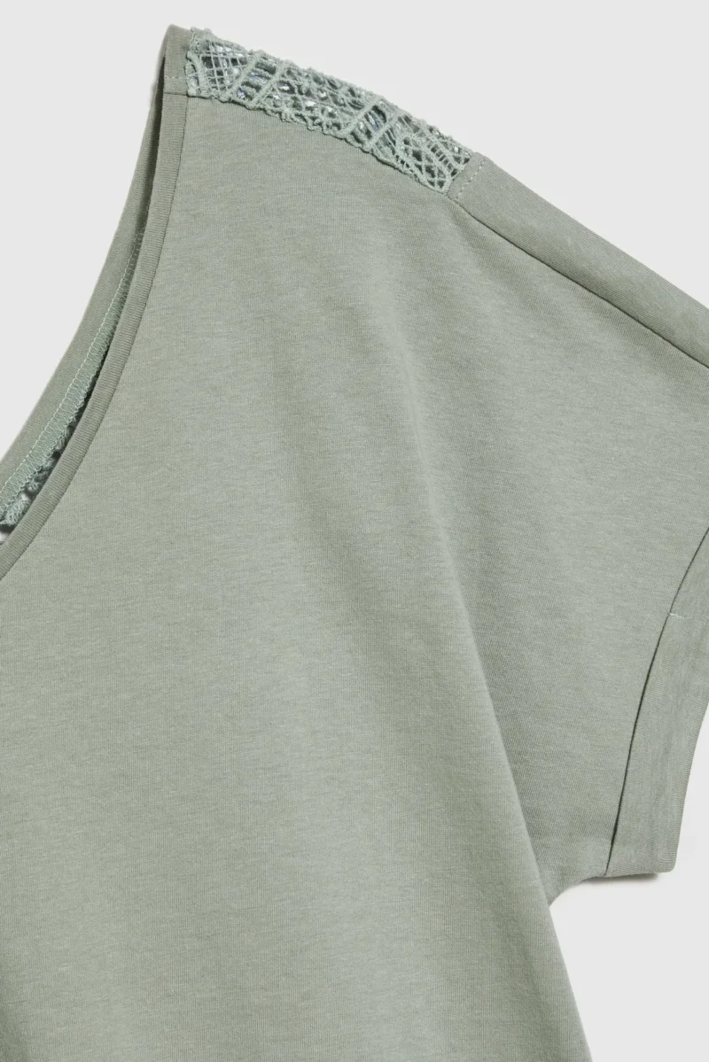 WOMEN'S TSHIRT L-TS-4703 OLIVE - Imagen 7