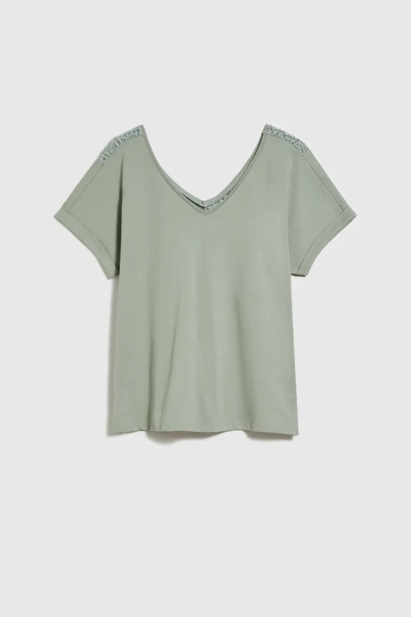 WOMEN'S TSHIRT L-TS-4703 OLIVE - Imagen 6