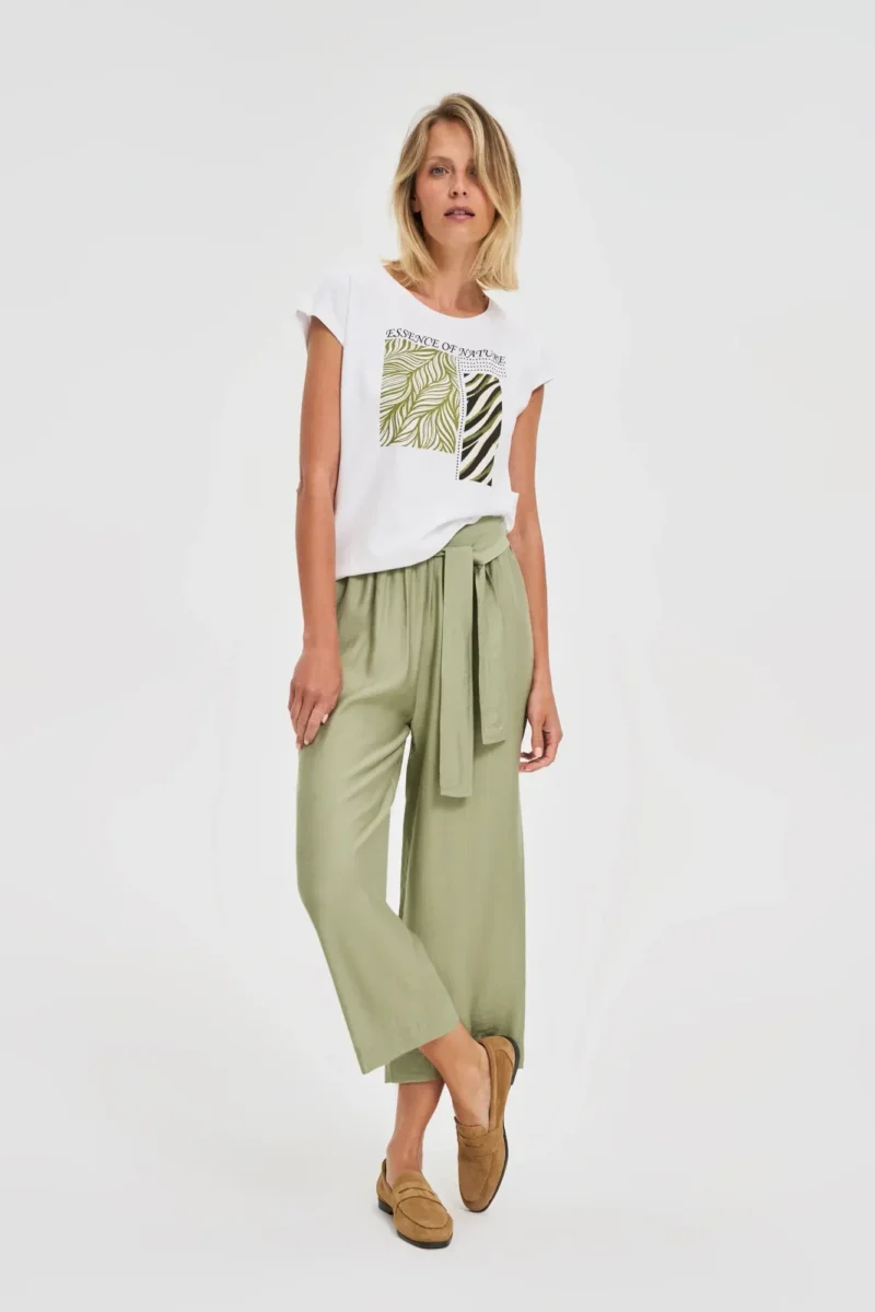 WOMEN'S TSHIRT L-TS-4704 WHITE - Imagen 3