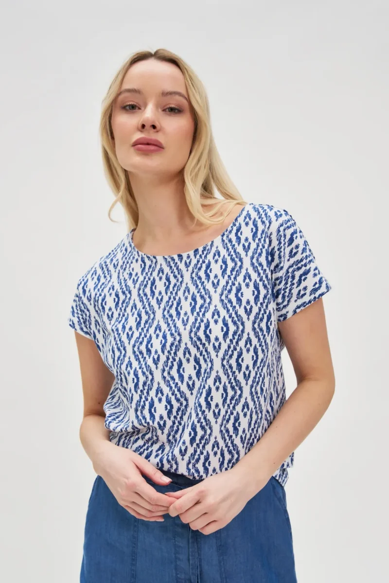 WOMEN'S TSHIRT L-TS-4712 WHITE