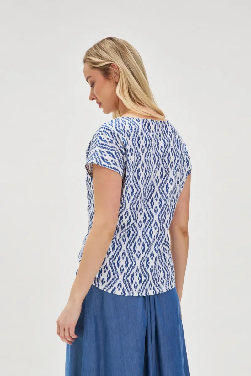 WOMEN'S TSHIRT L-TS-4712 WHITE - Imagen 4
