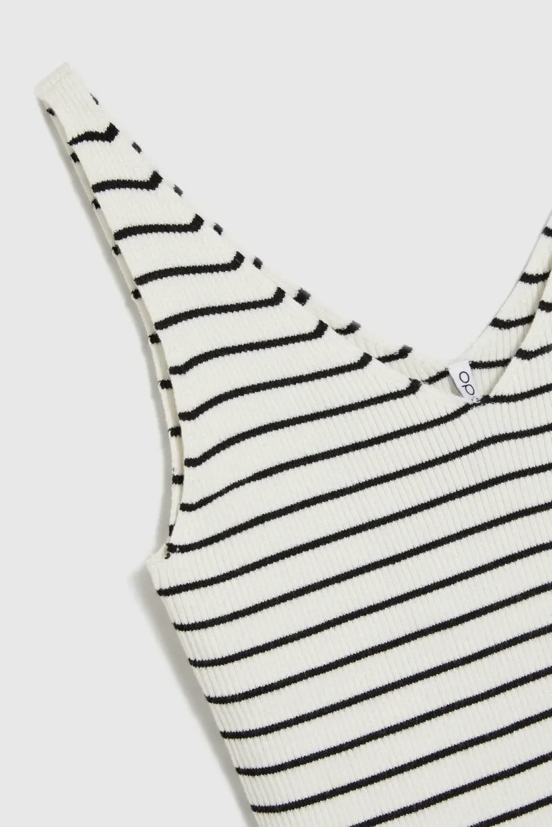 WOMEN'S TSHIRT L-TS-4715 WHITE_BLACK - Imagen 7