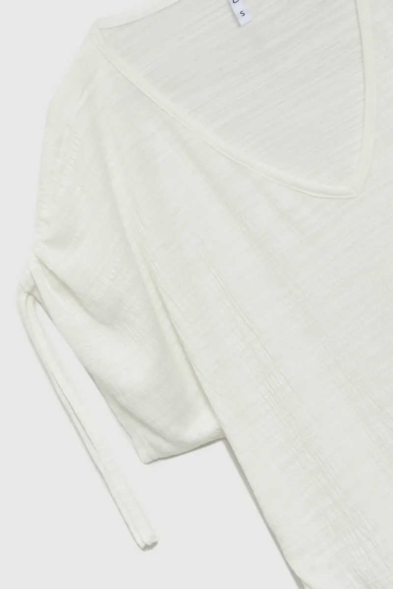 WOMEN'S TSHIRT L-TS-4722 OFF WHITE - Imagen 7