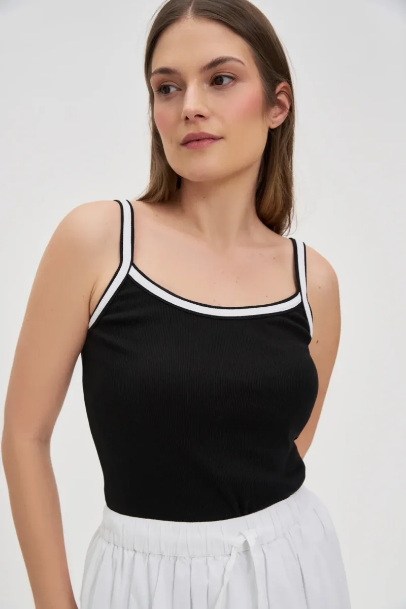 WOMEN'S TOP L-TS-4726 BLACK - Imagen 2