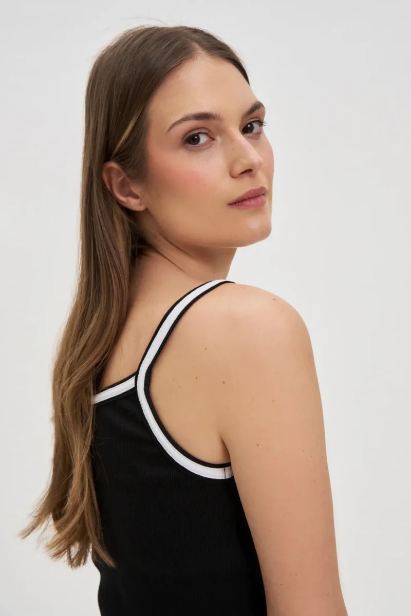 WOMEN'S TOP L-TS-4726 BLACK - Imagen 4