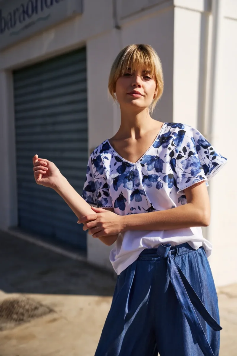 WOMEN'S TSHIRT L-TS-4729 WHITE