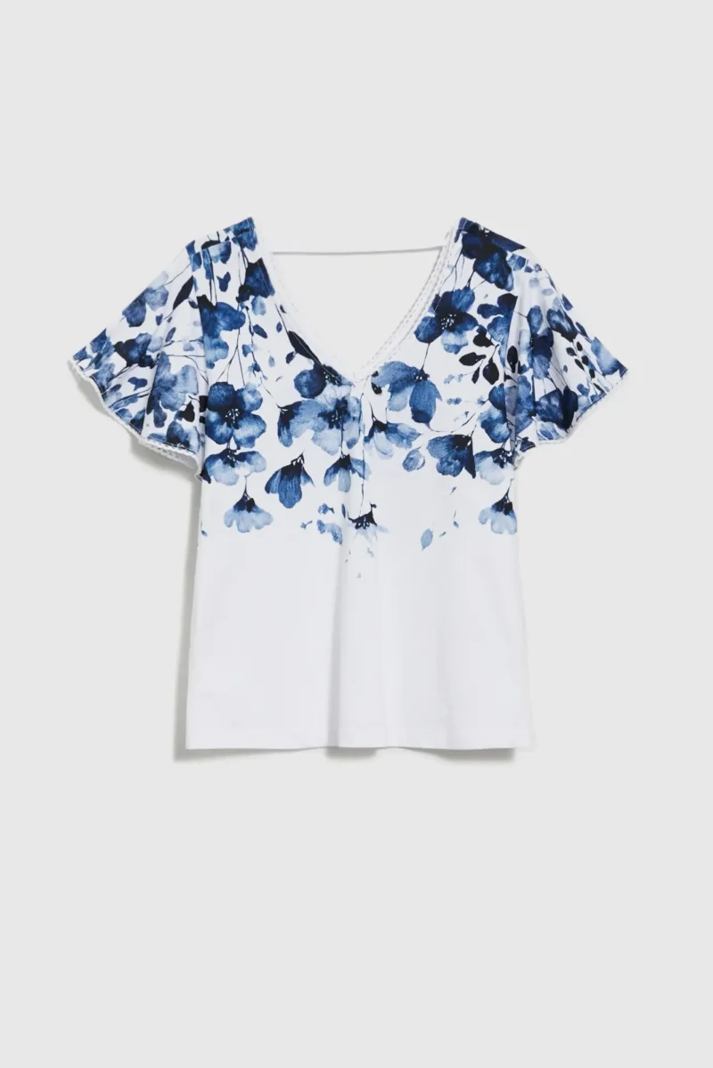 WOMEN'S TSHIRT L-TS-4729 WHITE - Imagen 6