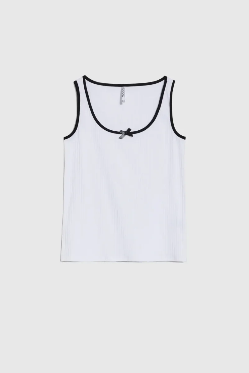 WOMEN'S TOP L-TS-4735 WHITE - Imagen 5