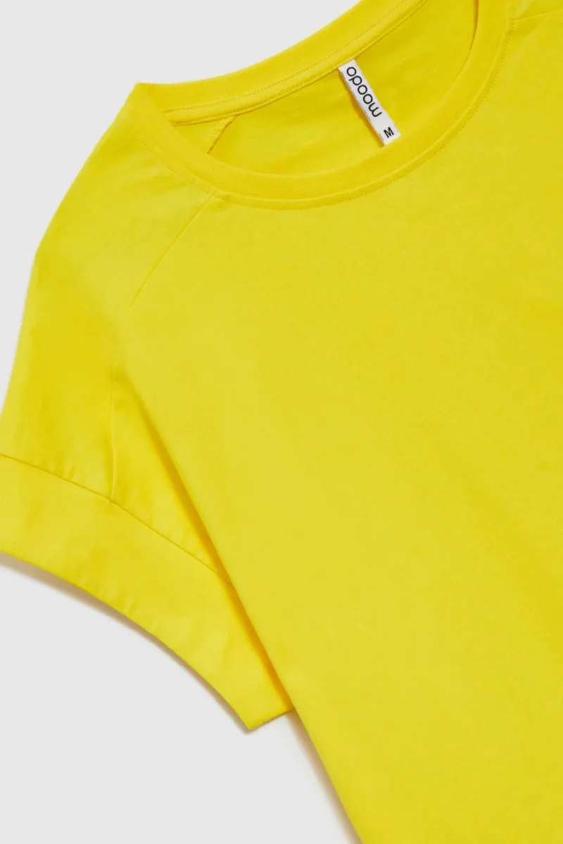 WOMEN'S T-SHIRT L-TS-4745 YELLOW - Imagen 5