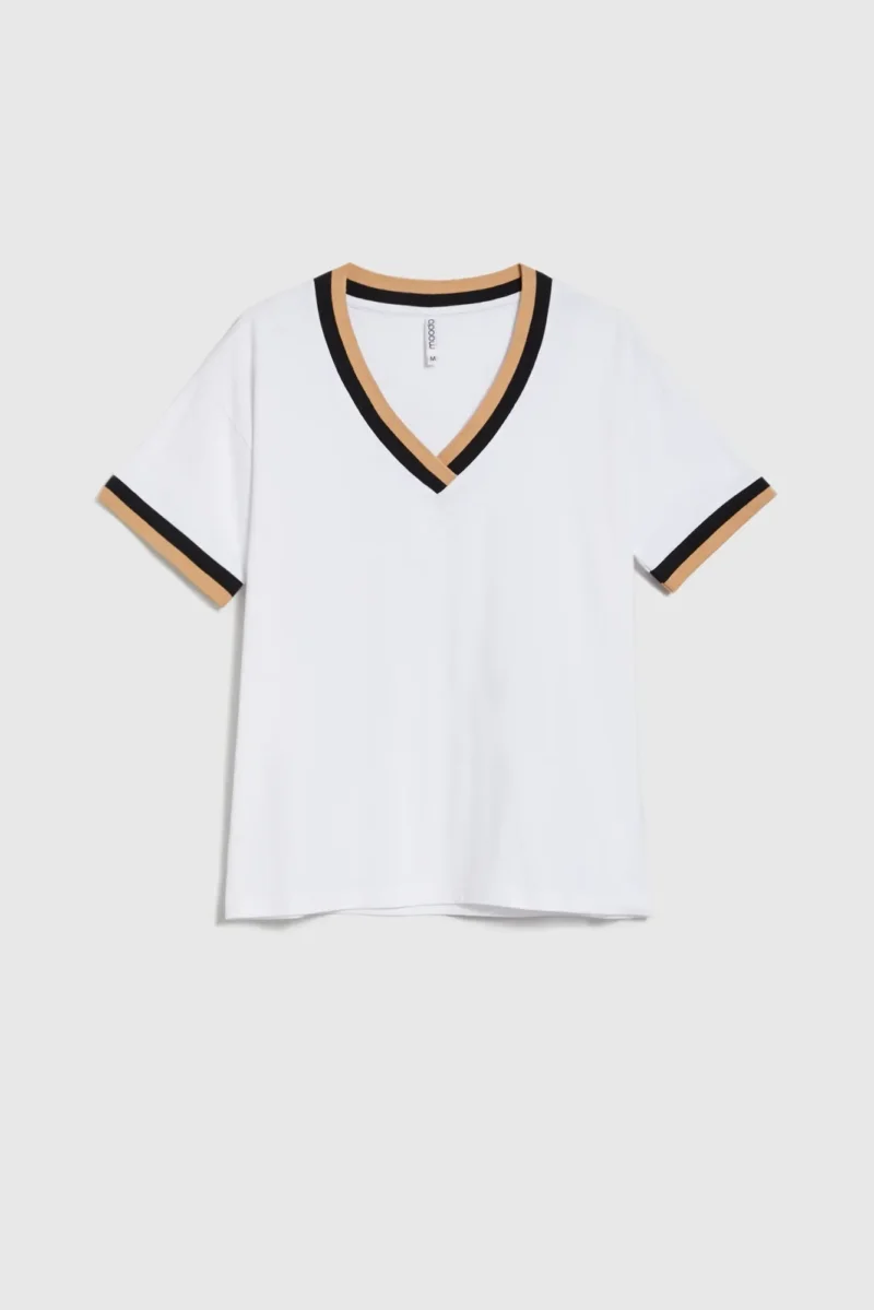 WOMEN'S T-SHIRT L-TS-4747 WHITE - Imagen 5