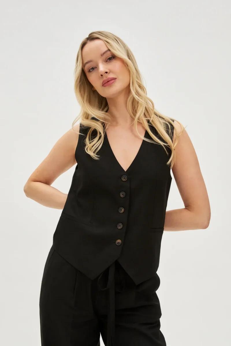 WOMEN'S JACKETS L-KA-4619 BLACK