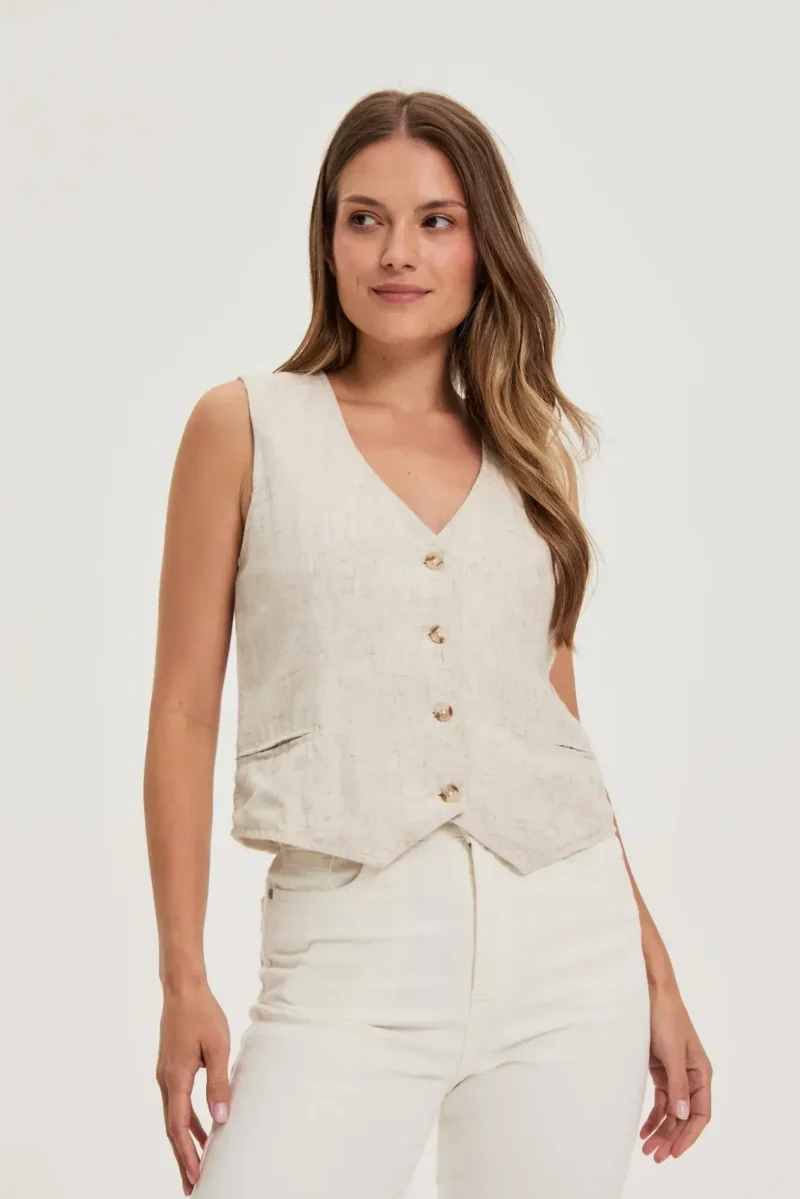 WOMEN'S JACKETS L-KA-4620 L.BEIGE