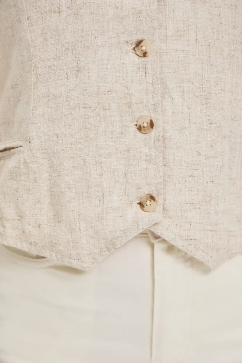 WOMEN'S JACKETS L-KA-4620 L.BEIGE - Imagen 5