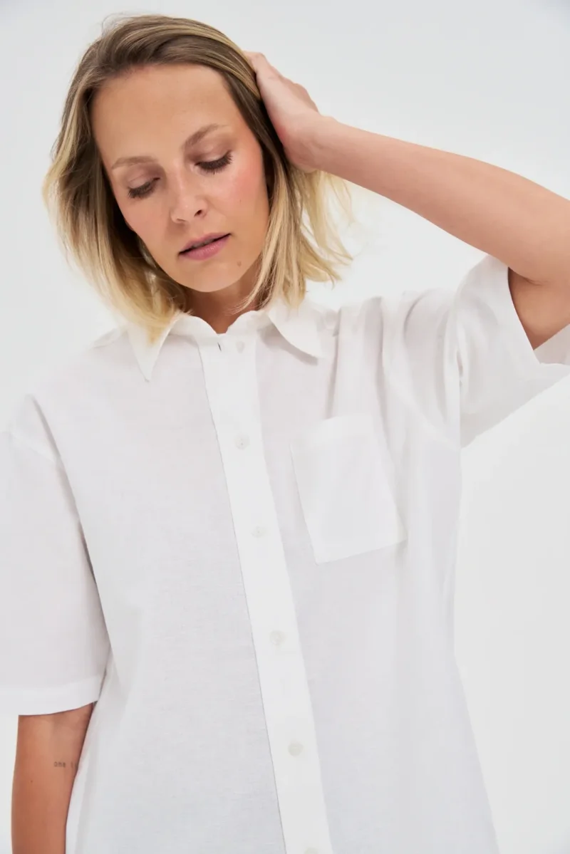 WOMEN'S SHIRT L-KO-4647 WHITE - Imagen 4