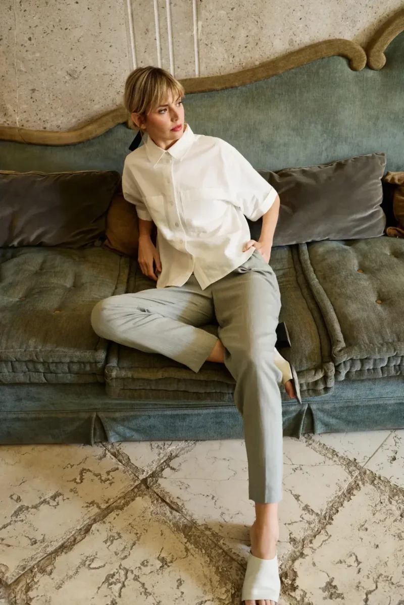 WOMEN'S SHIRT L-KO-4656 WHITE - Imagen 3