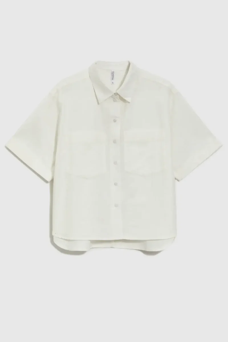 WOMEN'S SHIRT L-KO-4656 WHITE - Imagen 4