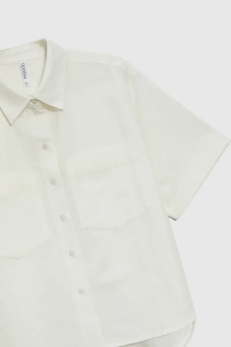 WOMEN'S SHIRT L-KO-4656 WHITE - Imagen 5
