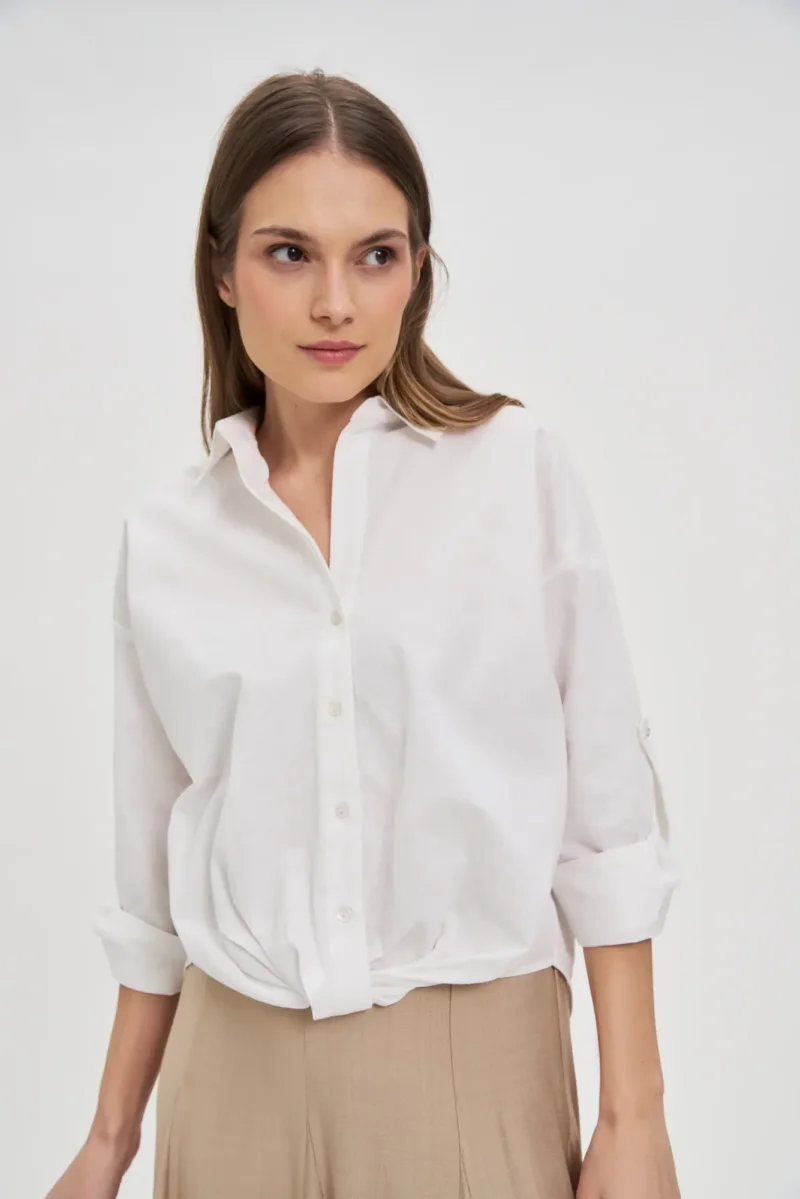 WOMEN'S SHIRT L-KO-4664 WHITE - Imagen 4