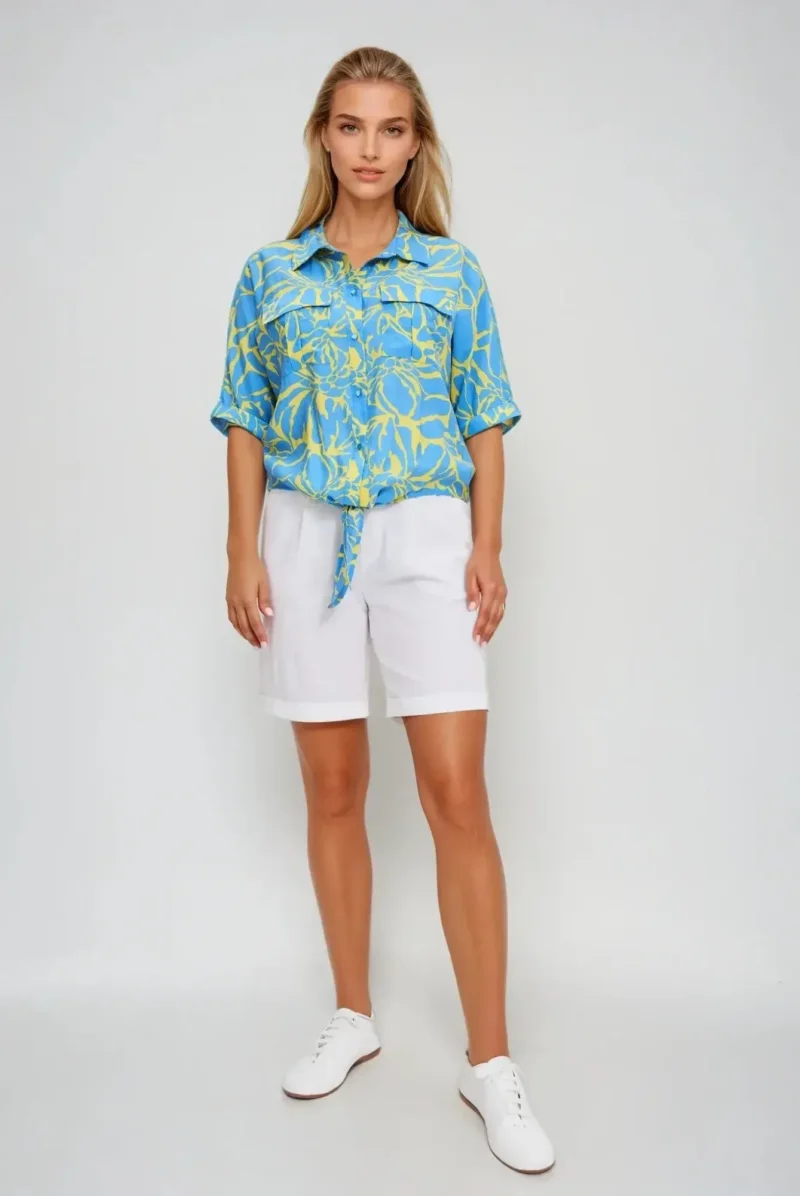 WOMEN'S SHIRT L-KO-4667 YELLOW - Imagen 3