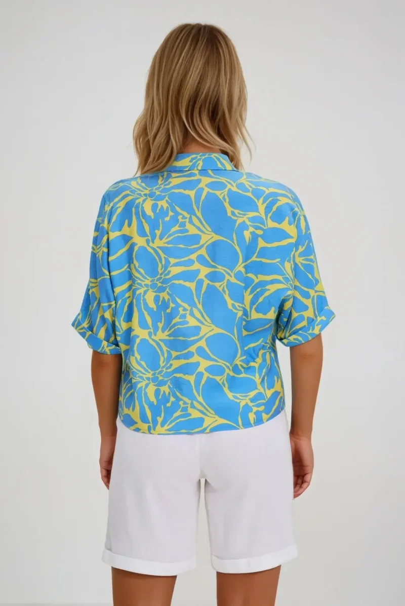 WOMEN'S SHIRT L-KO-4667 YELLOW - Imagen 4