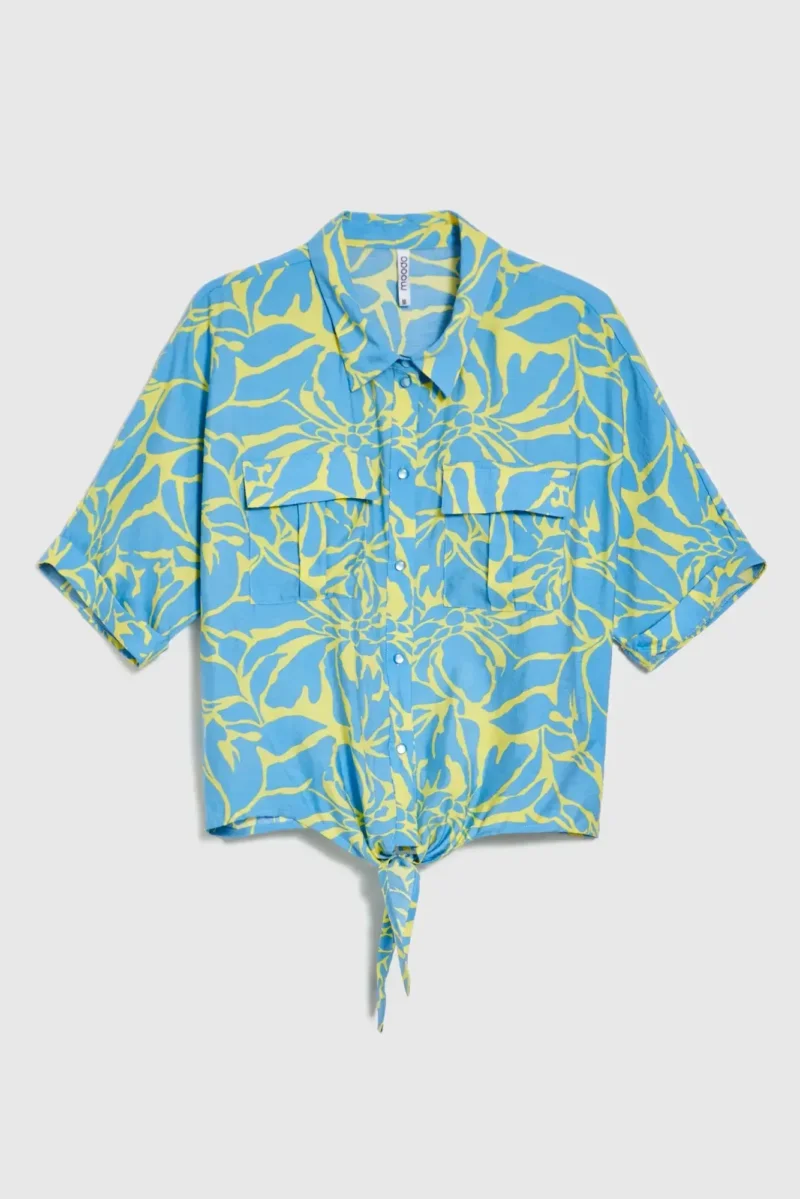 WOMEN'S SHIRT L-KO-4667 YELLOW - Imagen 5