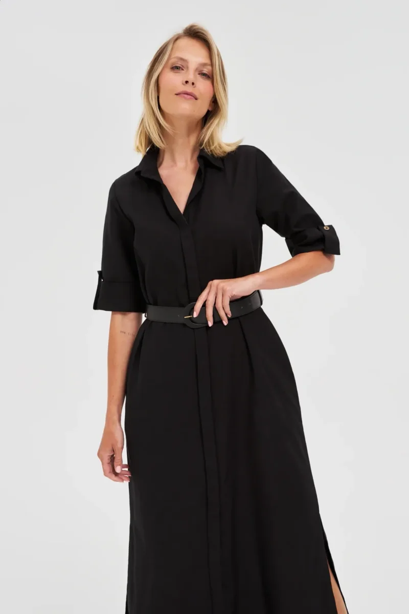 WOMEN'S DRESS L-SU-4641 BLACK