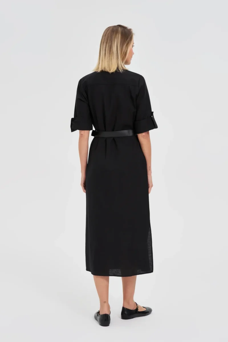 WOMEN'S DRESS L-SU-4641 BLACK - Imagen 5