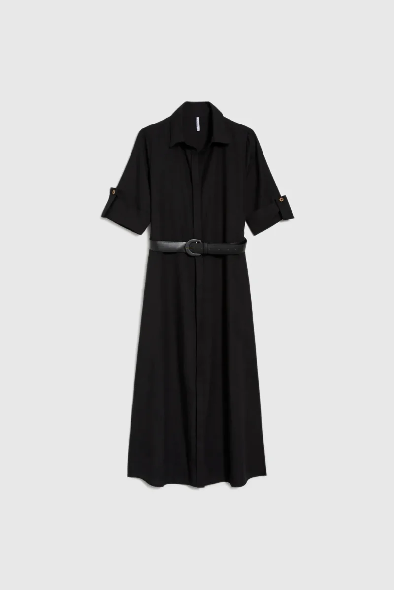 WOMEN'S DRESS L-SU-4641 BLACK - Imagen 7