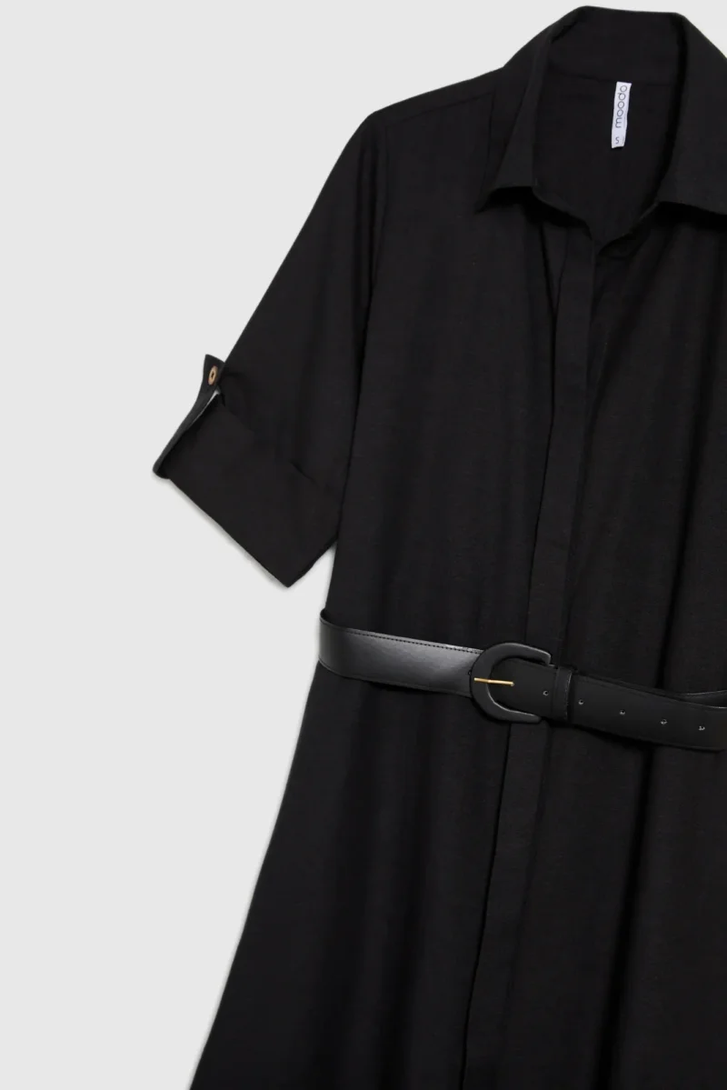 WOMEN'S DRESS L-SU-4641 BLACK - Imagen 8
