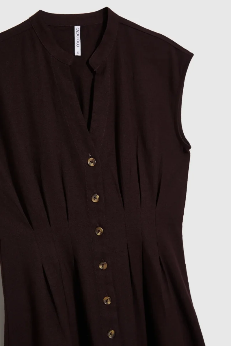 WOMEN'S DRESS L-SU-4671 D.BROWN - Imagen 7