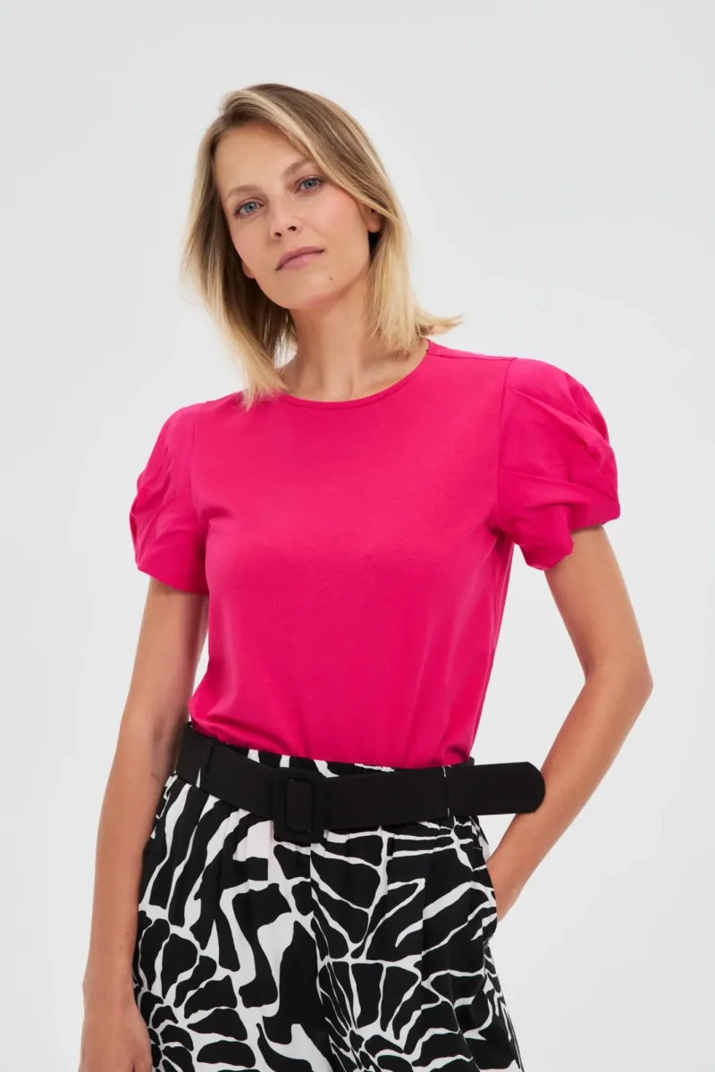 WOMEN'S TSHIRT L-TS-4604 FUCHSIA