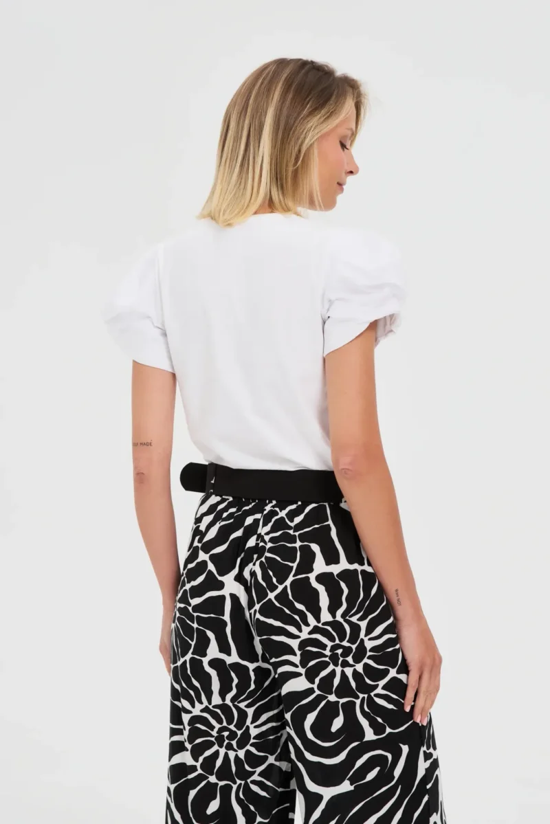 WOMEN'S TSHIRT L-TS-4604 WHITE - Imagen 5