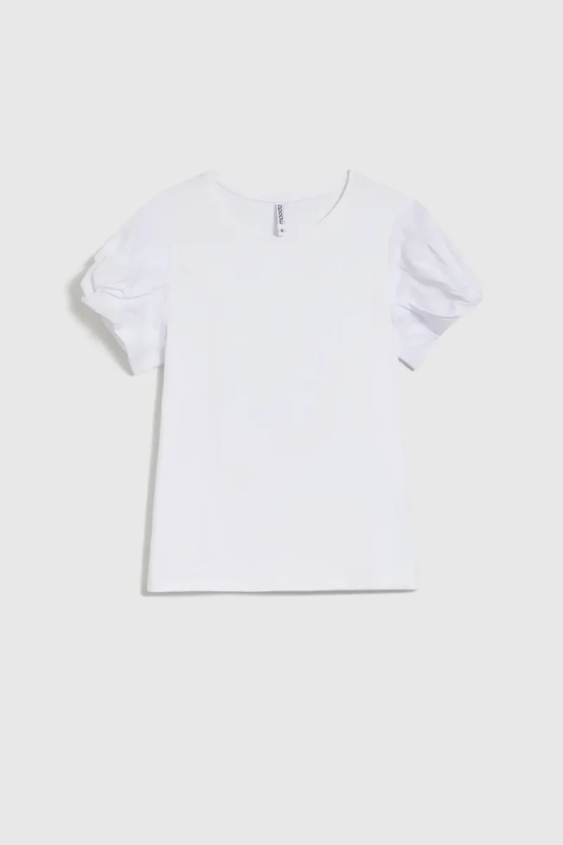 WOMEN'S TSHIRT L-TS-4604 WHITE - Imagen 6