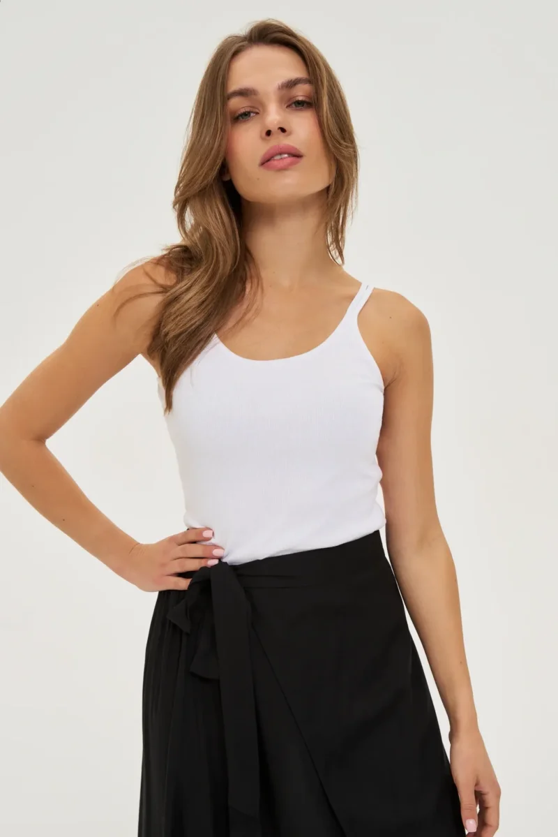 WOMEN'S TOP L-TS-4679 WHITE - Imagen 3
